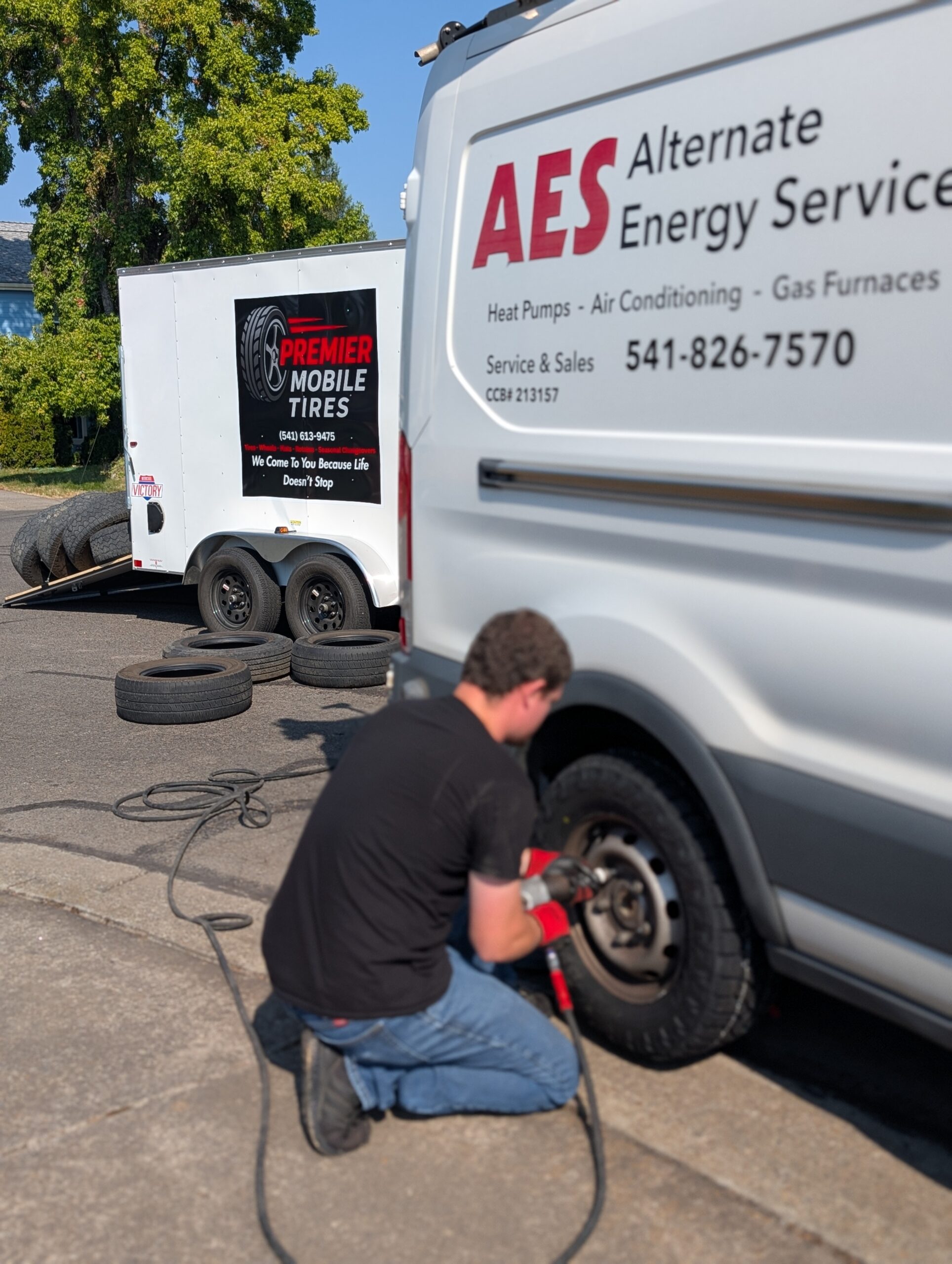 Mobile Tire Installation